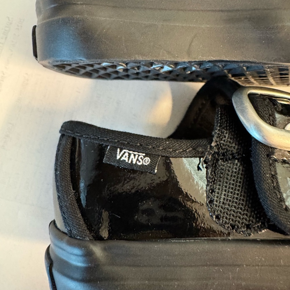 Vans black patent Mary Jane’s nwot - Picture 4 of 4